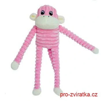 ZippyPaws Spencer - Opice růžová Small