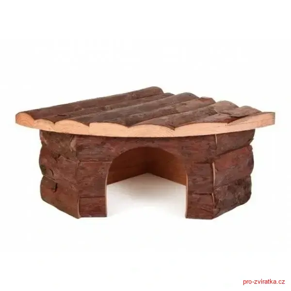 Dřevěný dům rohový JESPER 32x13x21/21cm