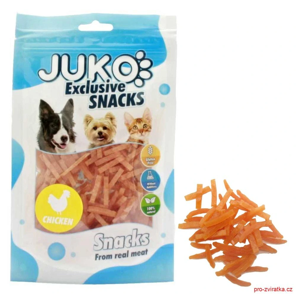 Chicken Thin Strips JUKO Snacks 70 g