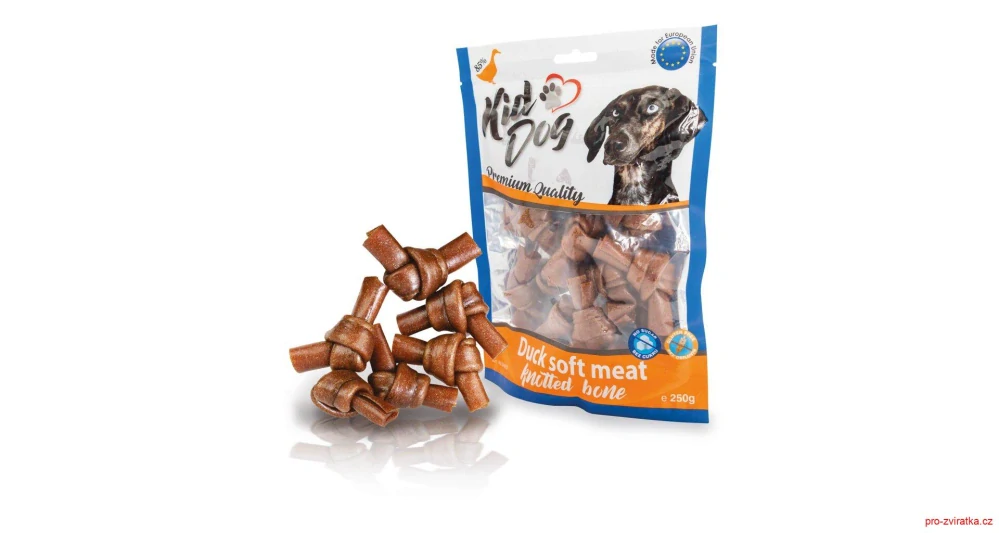 KIDDOG kachní uzlík, měkké masíčko 250 g