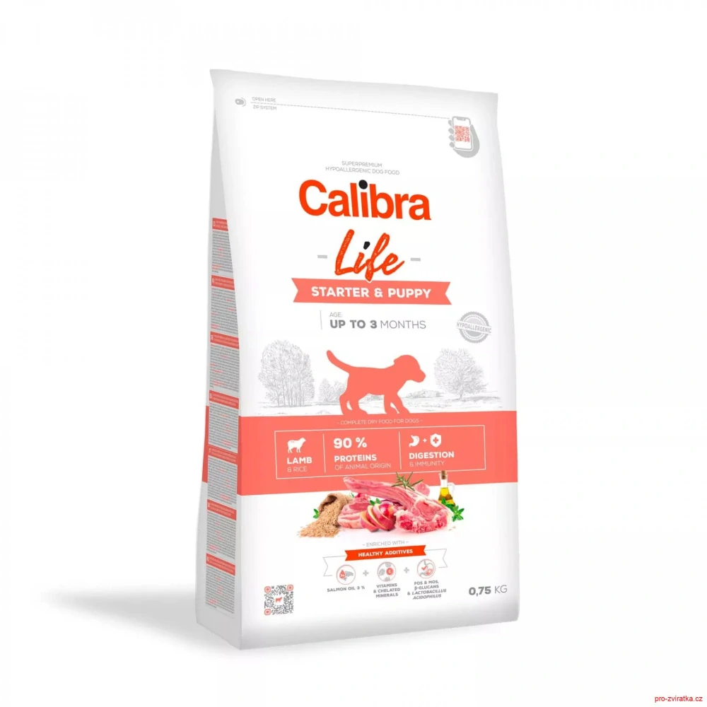 Calibra Dog Life Starter & Puppy Lamb