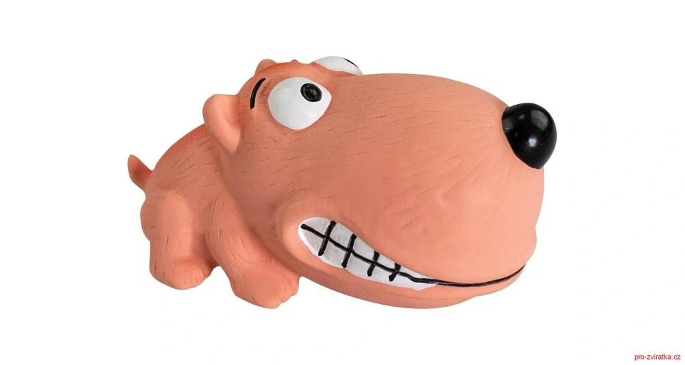 Mini pejsek BigHead 9 cm, se zvukem, latex, HipHop