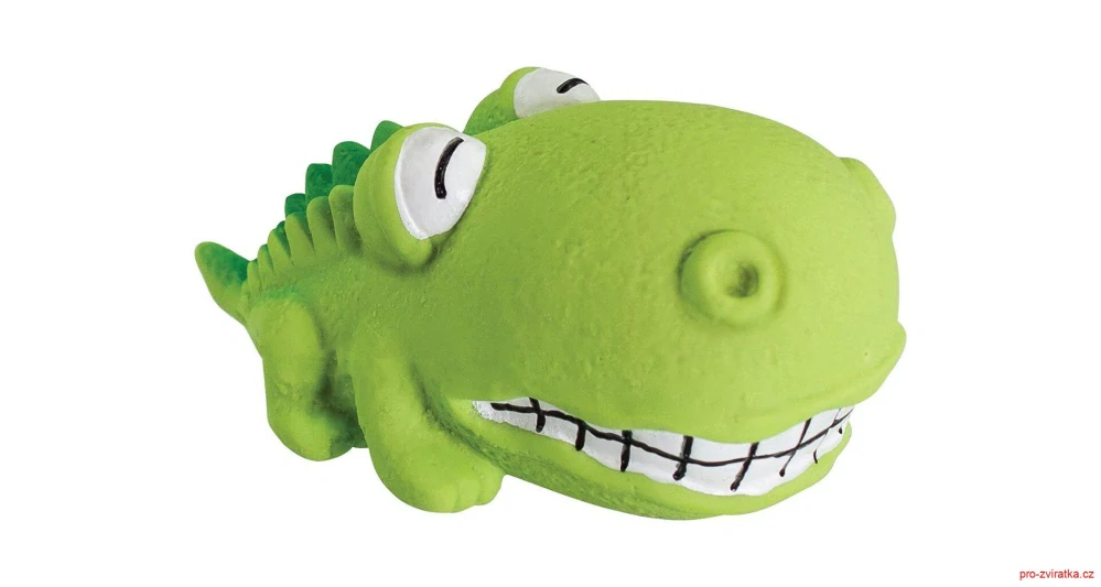 Mini krokodýl BigHead 9 cm, se zvukem, latex, HipHop
