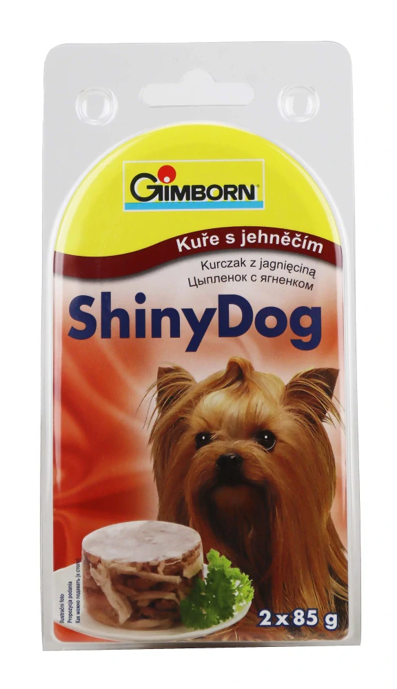 Gimdog ShinyDog konz. kuře+jehně 2x85g