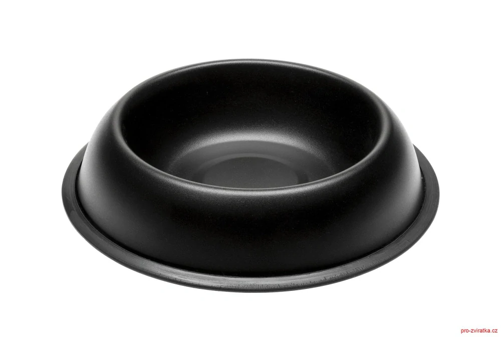 Miska kovová protiskluz MIRA KC 70 Black 0,25l FP
