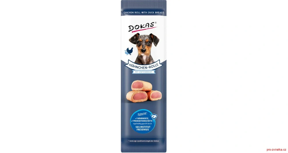 Dokas Kuřecí rolky s kachní náplní 10 g