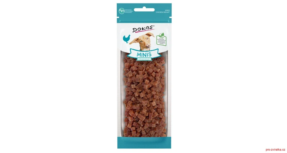 Dokas Minis Kostičky z kuřecích prsou 70 g