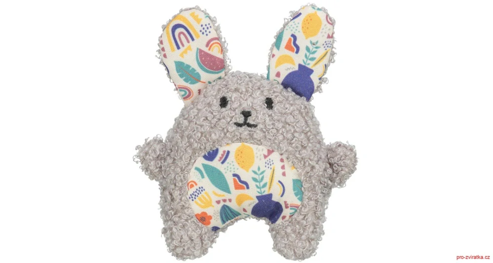 Králíček plyšový s catnipem, 11 cm