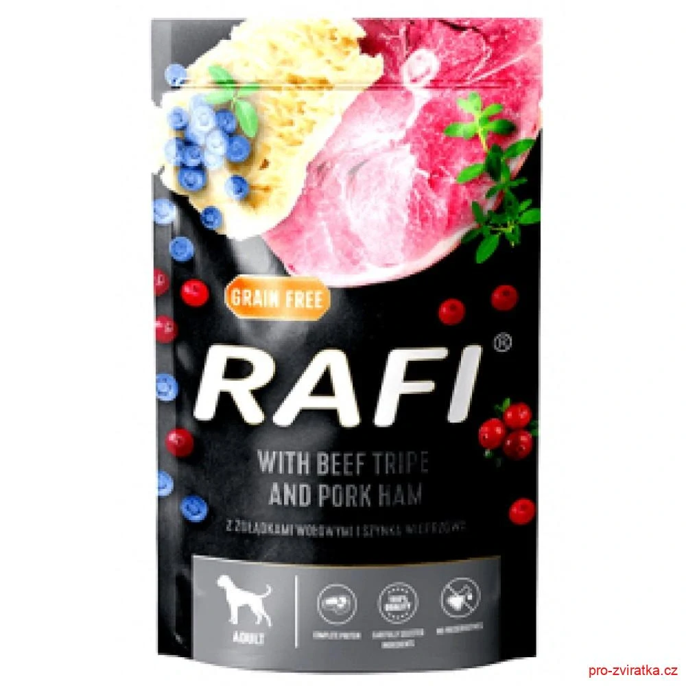 RAFI 500g With Beef Tripe and Pork Ham Grain Free dog
