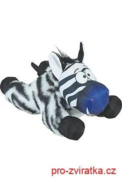 Hračka pes FRIENDS Zebra Caleb S plyš černobílá Zolux