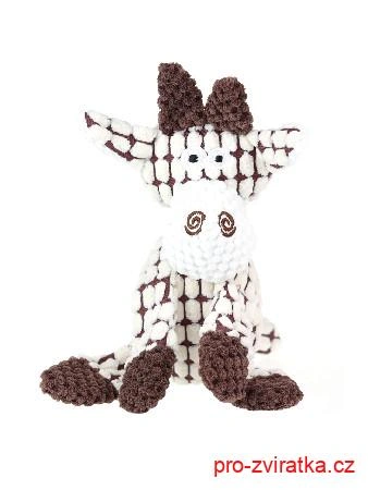 animALL Hračka Dog Koza kostkovaná plyš 23 cm