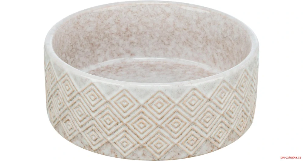 Náhradní miska k # 24828, 0,3 l / 12 cm, bílá/světle hnědá