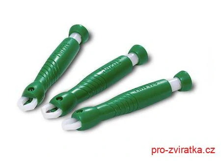 Kleště na klíšťata plast zelené KAR 1ks