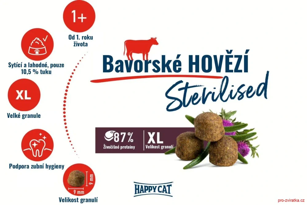 HC Sterilised Adult Voralpen-Rind / Hovězí