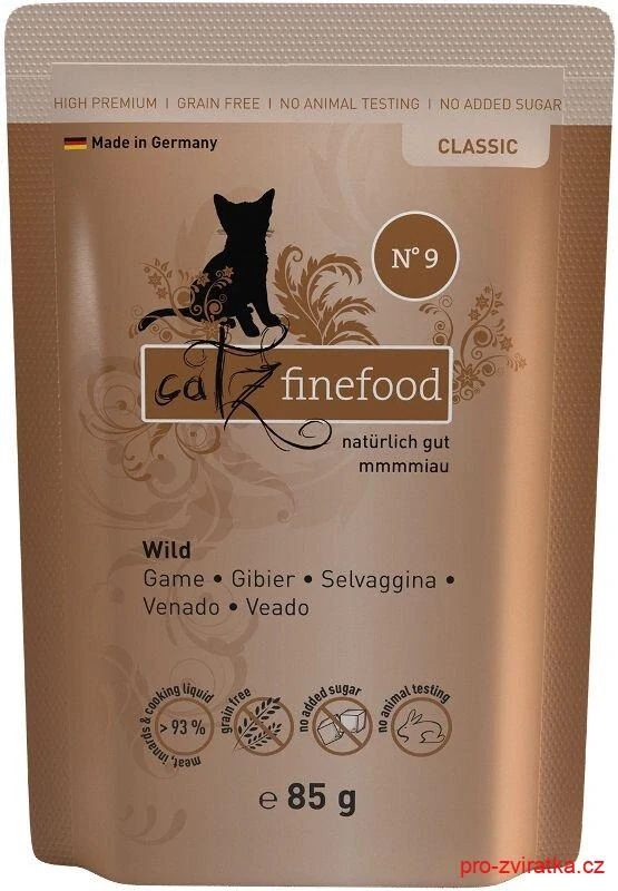Catz Finefood Classic se zvěřinou 85 g