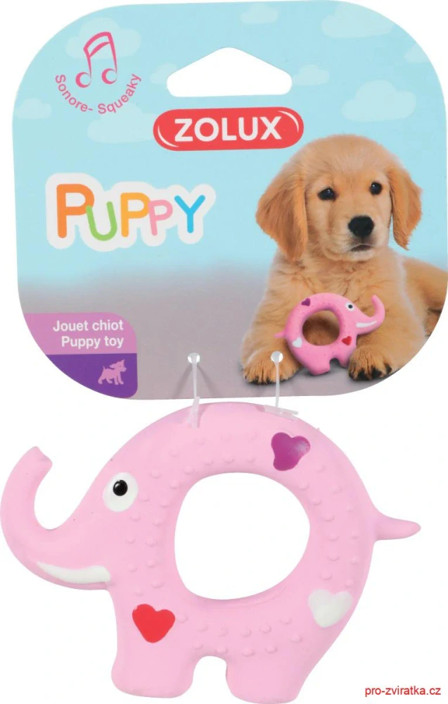 Hračka pes PUPPY Slon latex Zolux