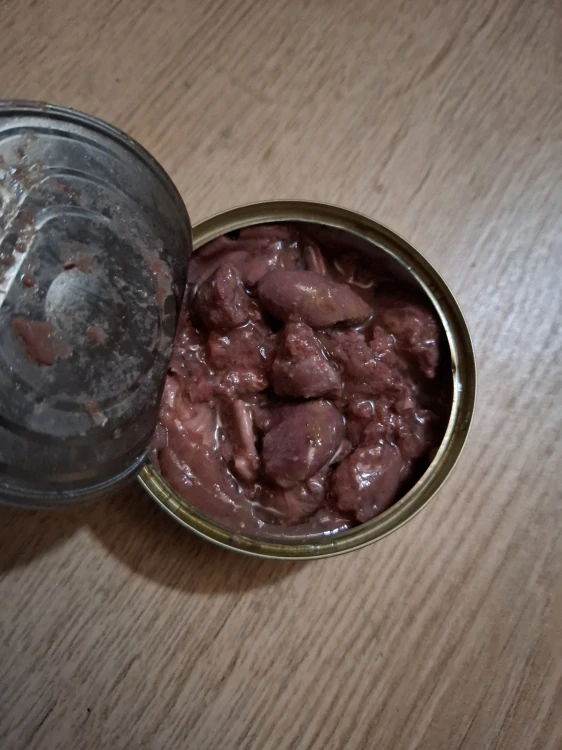 MAX Deluxe Dog kuřecí srdce, konzerva 80 g