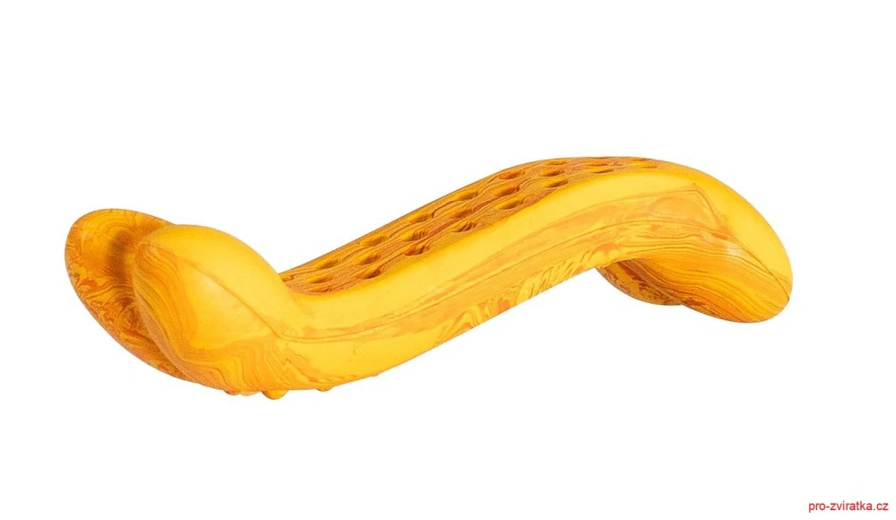 Antibakteriální dentální kost s vůní gril.kuřete HipHop přírodní guma 11 cm