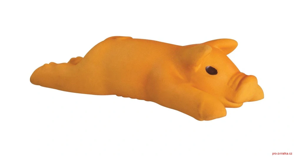 Prasátko ležící se zvukem 13.5 cm, latex, HipHop