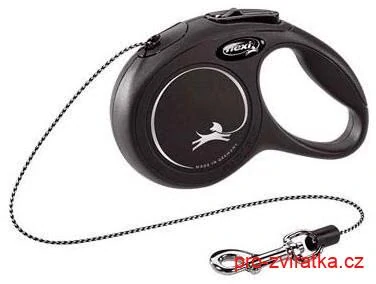 Vodítko FLEXI Black Design XS lanko 3m/8kg