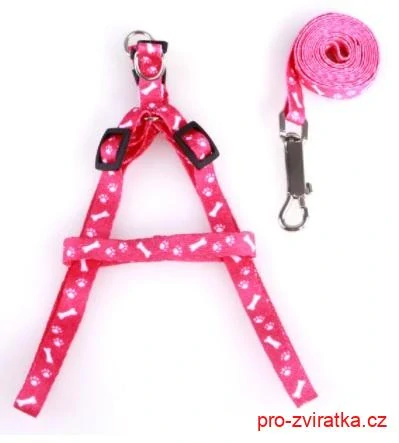 Nunubee déčkový postroj na štěně s vodítkem