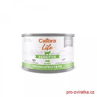 Calibra Cat Life konz.Sensitive Rabbit 200g