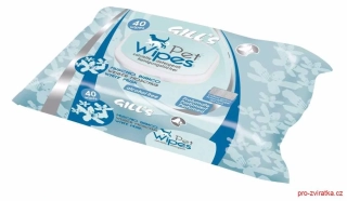 GILL´S Vlhčené ubrousky White Musk (40 ks)