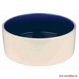Keramická miska 0,35l/12 cm - bílá/modrá