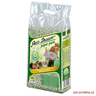 Pets dream - PAPER PUR papírová podestýlka 10 l (4,6 kg)