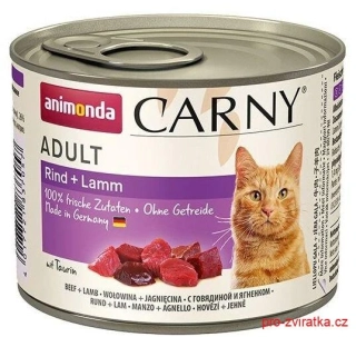 ANIMONDA konzerva CARNY Adult - hovězí, jehněčí 200g