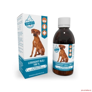 Lososový olej pro psy TOPVET 200ml