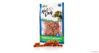 KIDDOG mini kostičky s králíkem a brusinkami 80 g