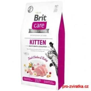 Brit Care Cat GF Kitten Healthy Growth&Develop.