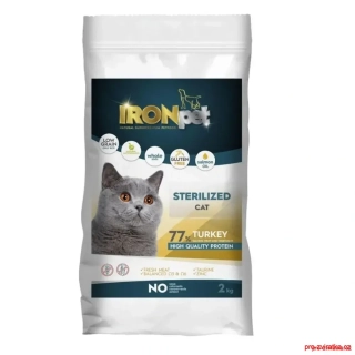 IRONpet Cat Sterilized Turkey (Krůta)