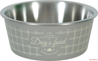 Miska nerez pes FOOD DOG 400ml hnědá Zolux