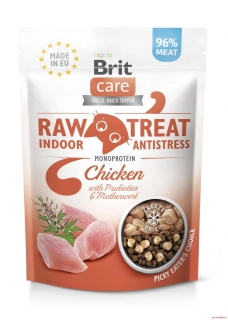 Brit Raw Treat Cat Indoor&Antistress, Chicken 40g