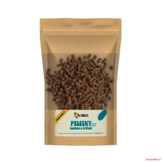DINGO peletky kachna s krillem bezlepkové 150g