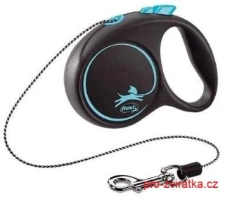 Vodítko FLEXI Black Design XS lanko 3m/8kg