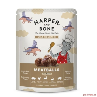Harper and Bone Cat divoké hory, kapsička 85 g