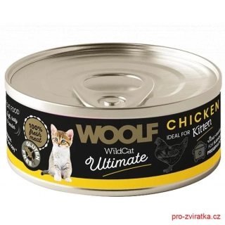WOOLF WildCat Ultimate konz. Kitten Paté Chicken 85g