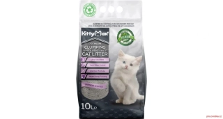 KITTYMAX hrudkující, bezprašný bílý bentonit LAVENDER 10 l